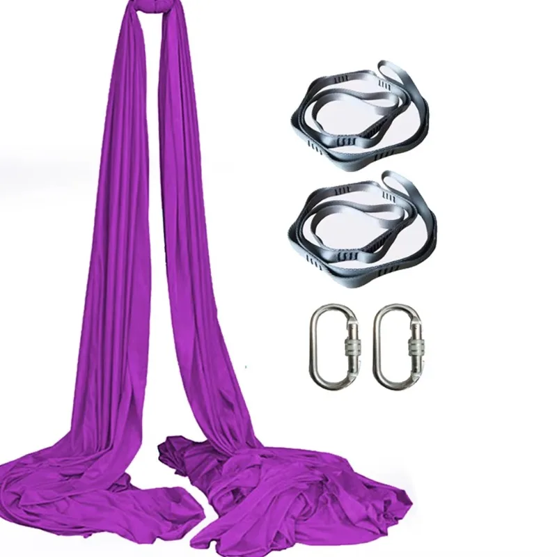 Yoga Swing Aerial - Beginner Friendly Soft Yoga Hammock Set