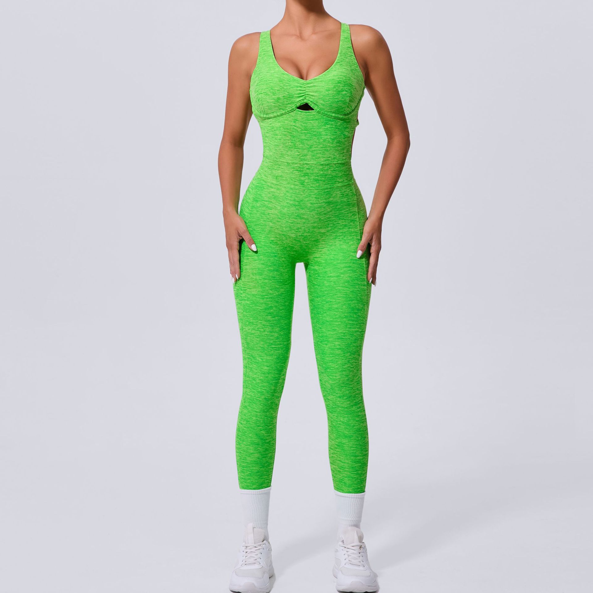 Yoga Fitness Jumpsuit - Women New Cross Adjustable Straps Dance