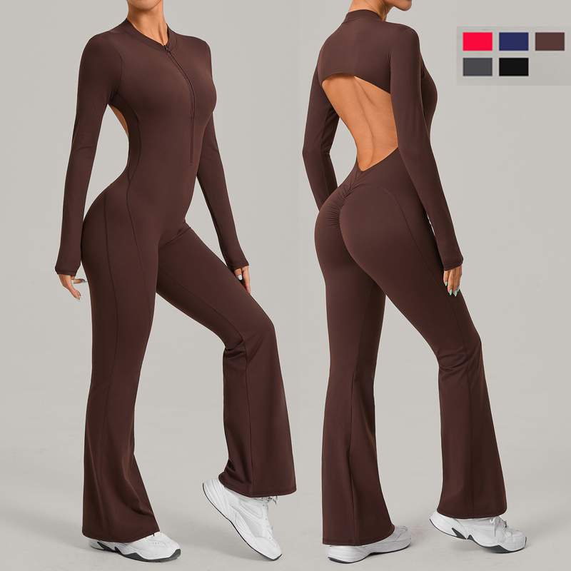 Yoga Fitness Jumpsuit - Women's Seamless Yoga Jumpsuits Sports Fitness