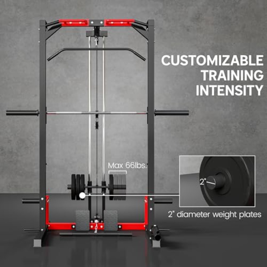 Power Cage Smith Machine Multi - Lat Pulldown Bar 评论和价格