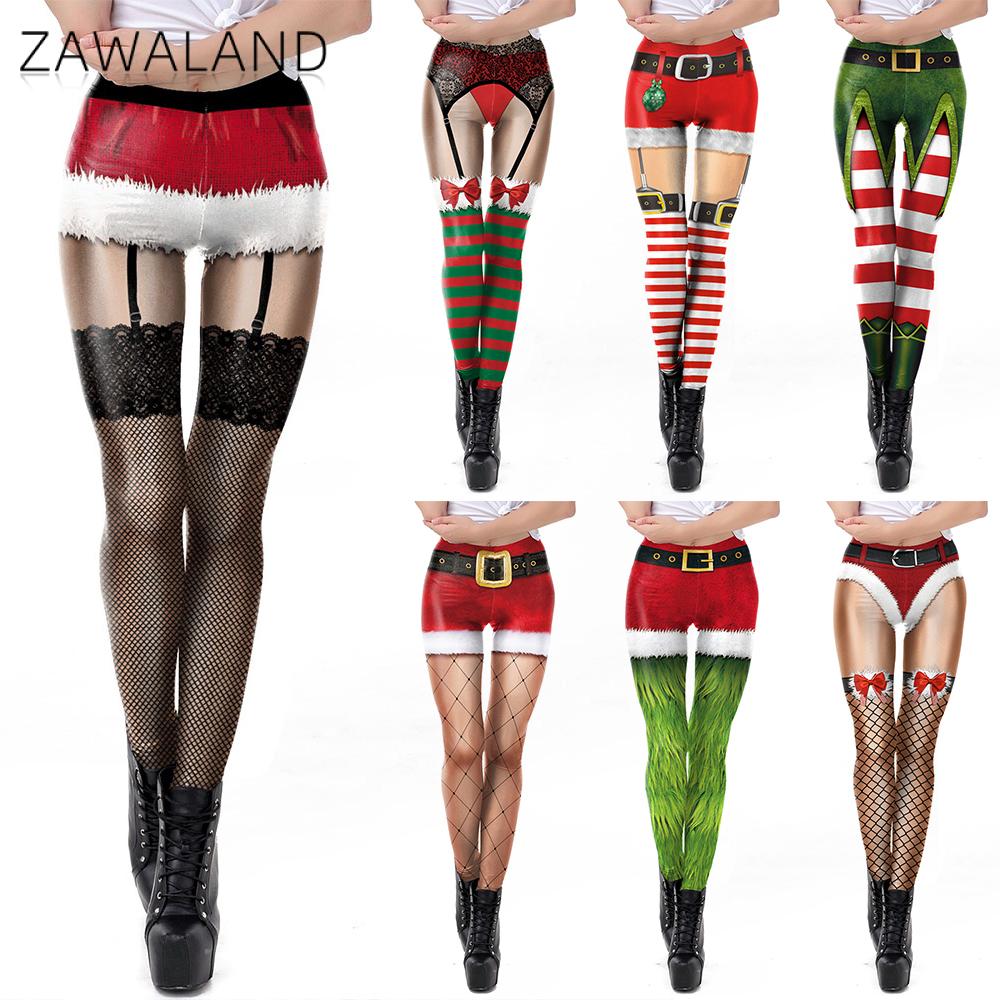 Zawaland Christmas Yoga Leggin - Yoga Fitness Workout 评论和价格