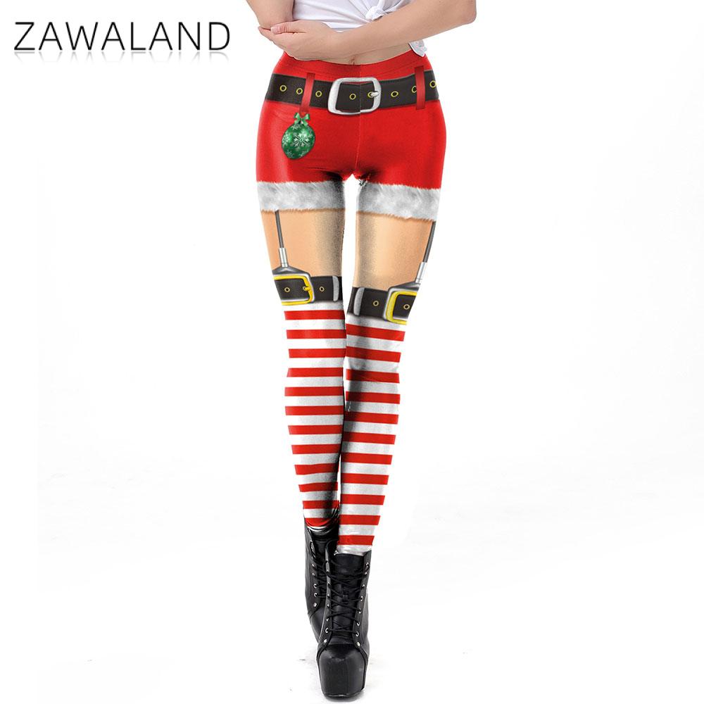 Zawaland Christmas Yoga Leggin - Yoga Fitness Workout 评论和价格