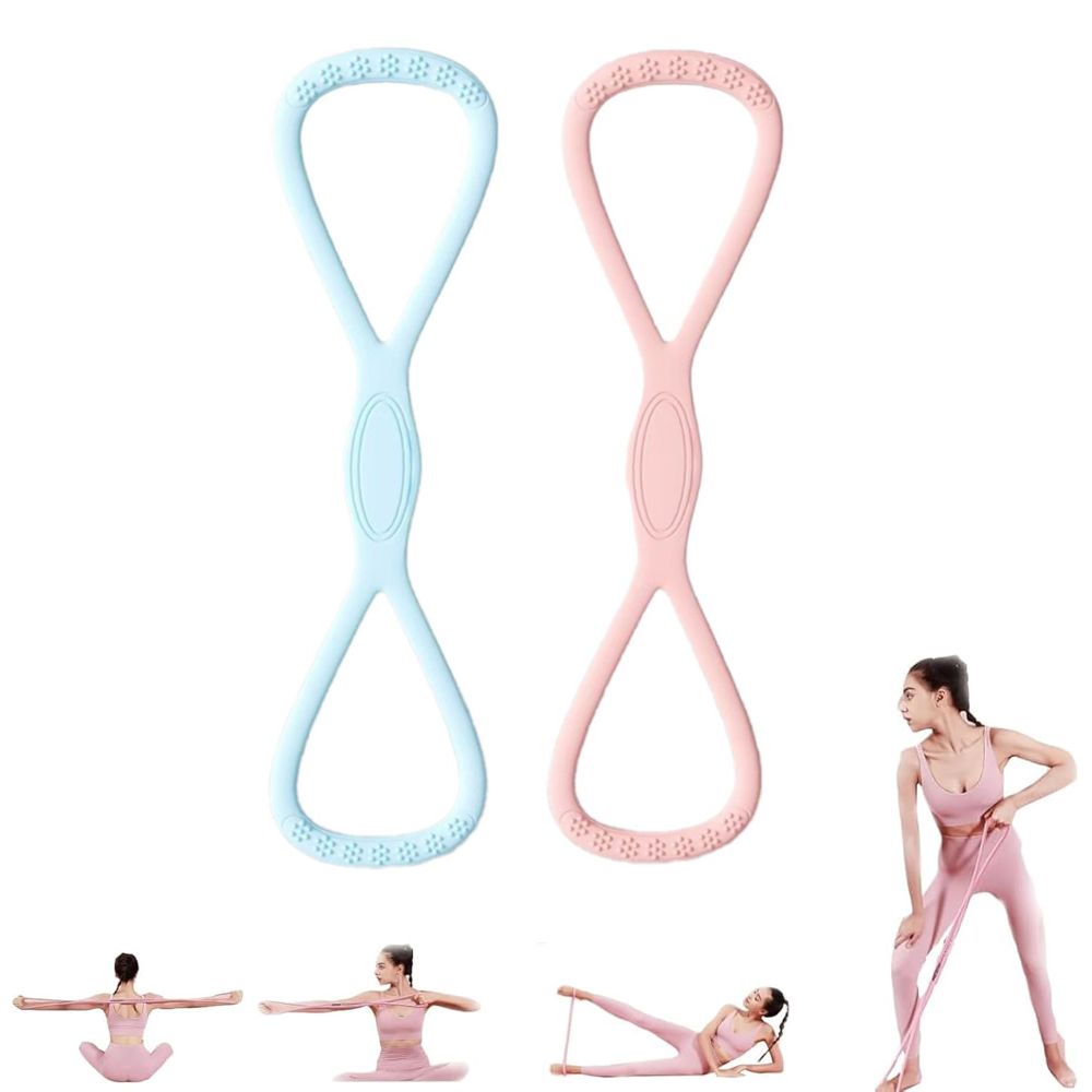 Portable Figure 8 Yoga Resista - Figure 8 Resistance Band 评论和价格