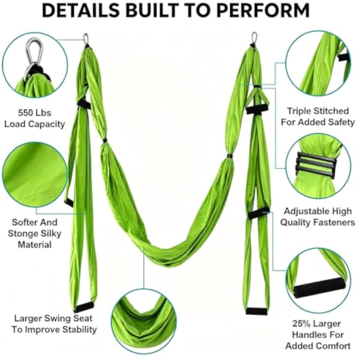 Aerial Yoga Swing Made of High - Yoga Swing Aerial 评论和价格