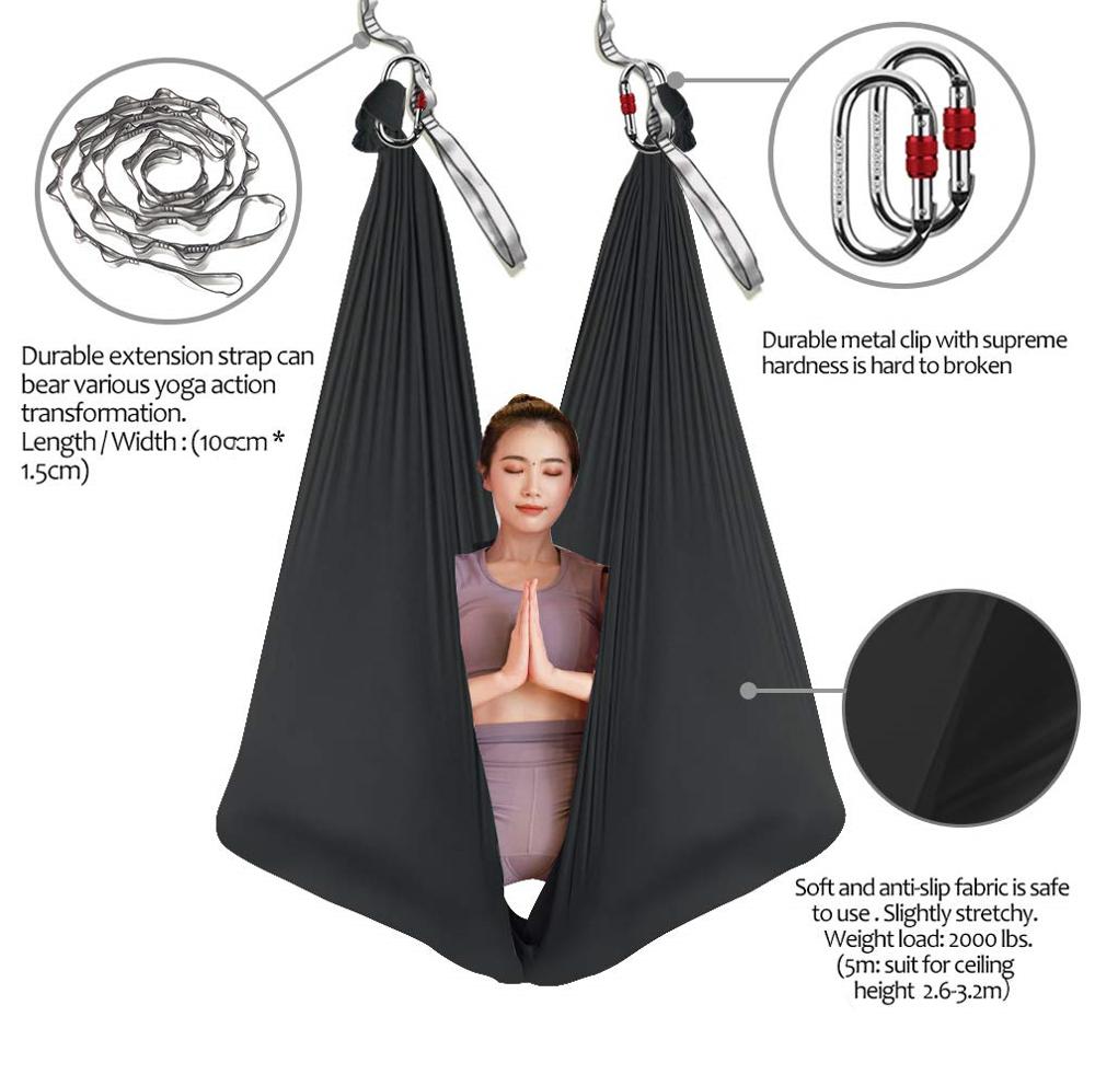 5*2.8m Aerial Yoga Hammock Set - Yoga Swing Aerial 评论和价格