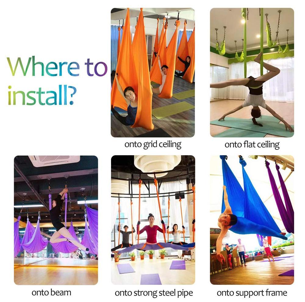 5*2.8m Aerial Yoga Hammock Set - Yoga Swing Aerial 评论和价格
