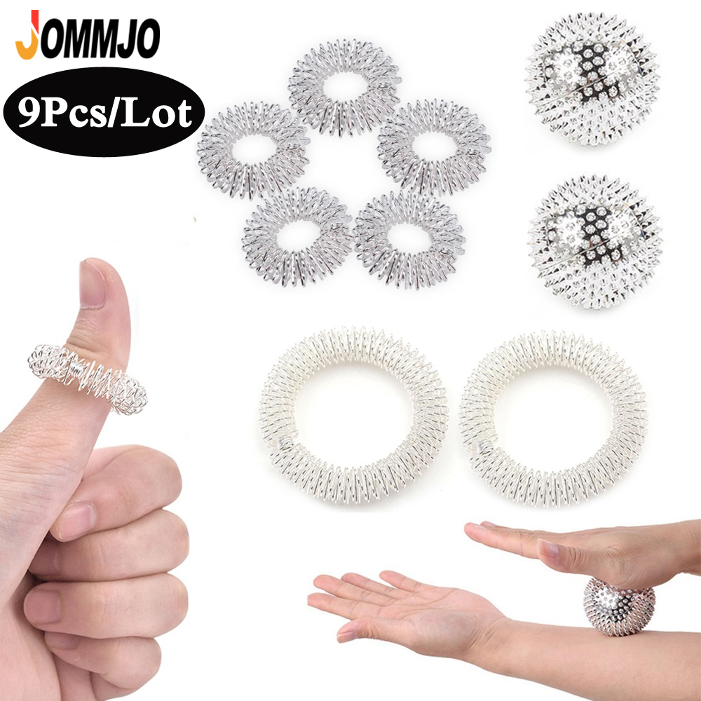 9Pcs/Lot Men Women Pressure Re - Yoga Fitness Ball 评论和价格