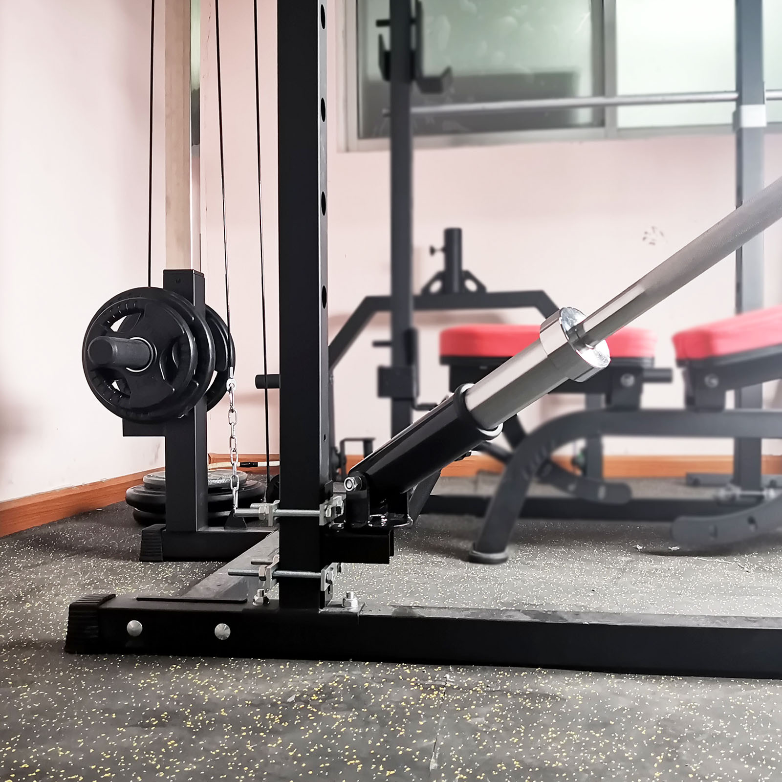 Landmine Base Gym Equipment Po - Lat Pulldown Bar 评论和价格