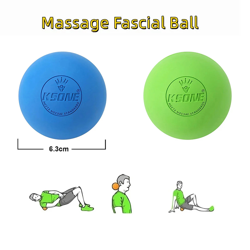 Rubber Fascia Massage Ball Yog - Yoga Fitness Ball 评论和价格