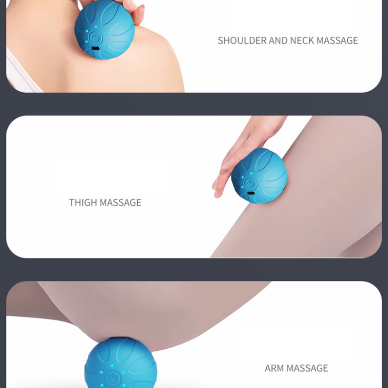 New Vibrating Massage Ball Han - Yoga Fitness Ball 评论和价格