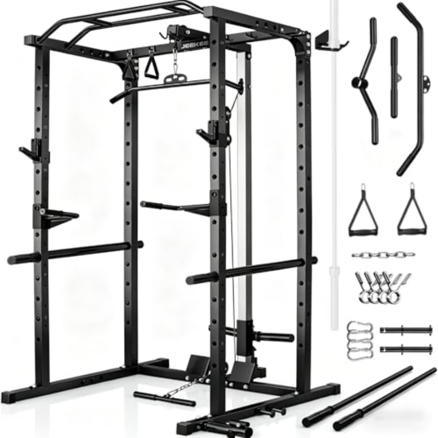 Home gym power rack with LAT p - Lat Pulldown Bar 评论和价格
