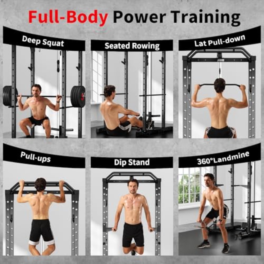 Home gym power rack with LAT p - Lat Pulldown Bar 评论和价格
