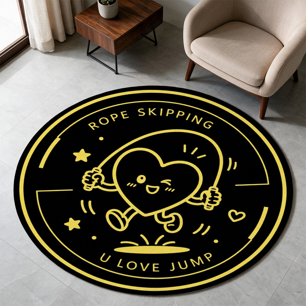 Cute Heart Rope Skipping Mat F - Yoga Fitness Hotel 评论和价格