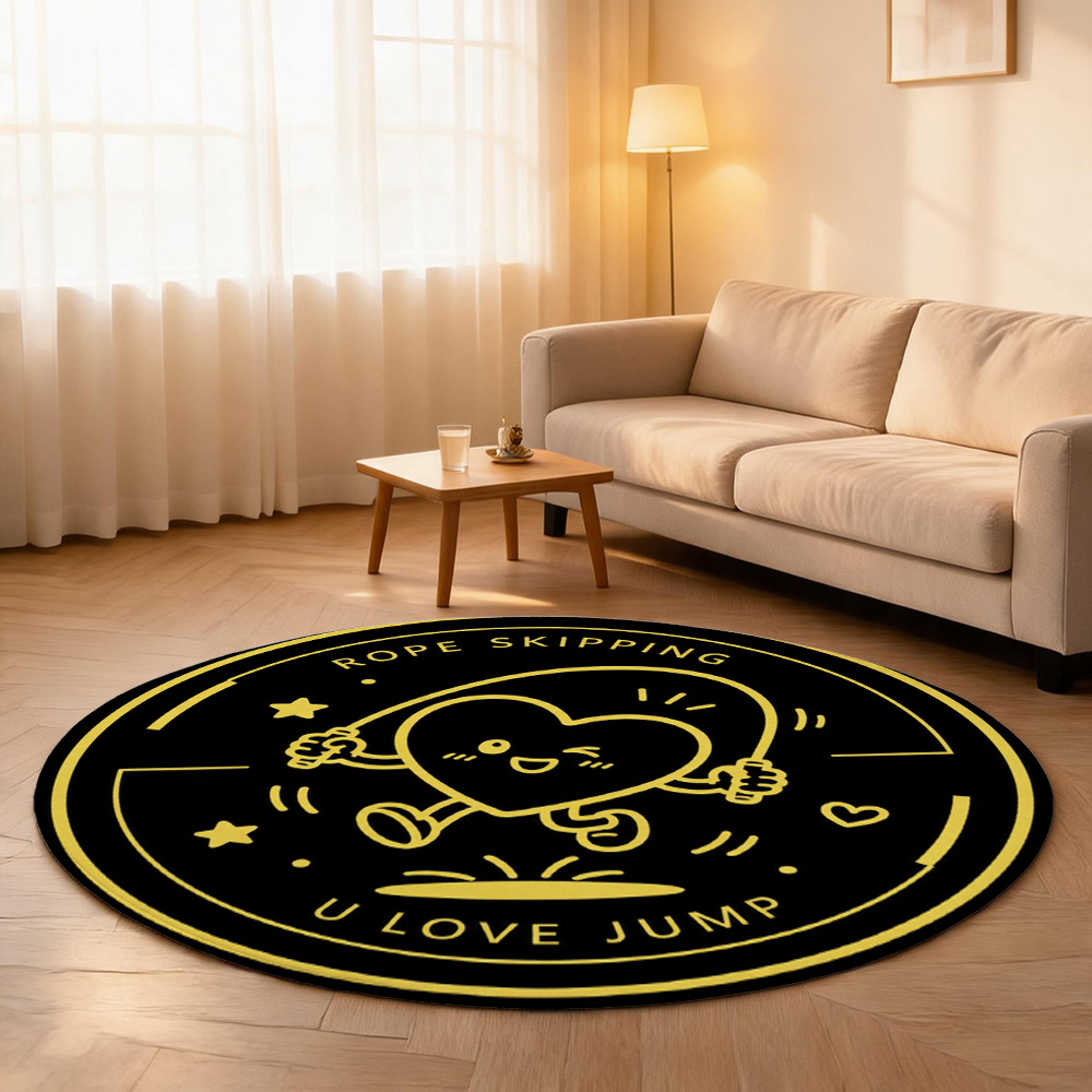 Cute Heart Rope Skipping Mat F - Yoga Fitness Hotel 评论和价格