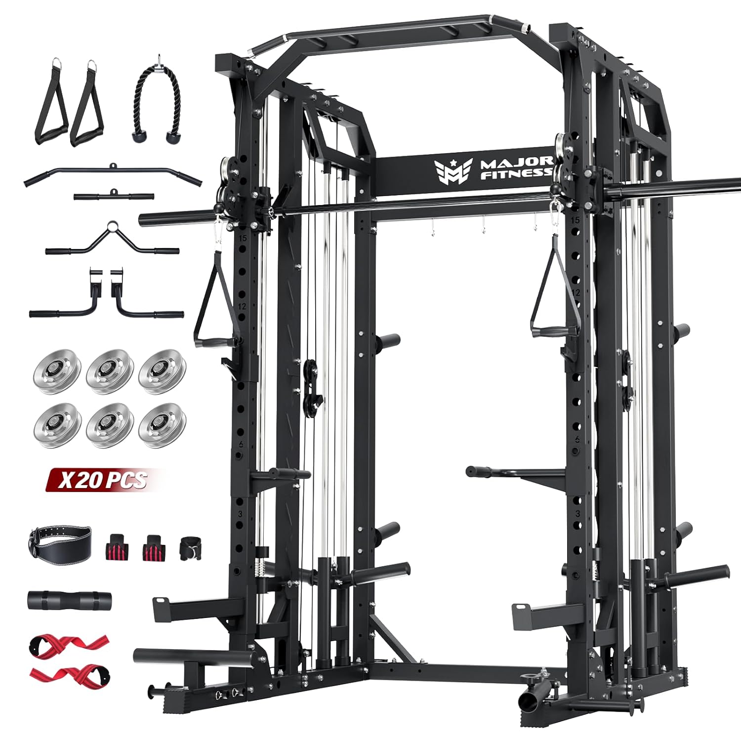 Smith Machine Home Gym Squat R - Lat Pulldown Bar 评论和价格