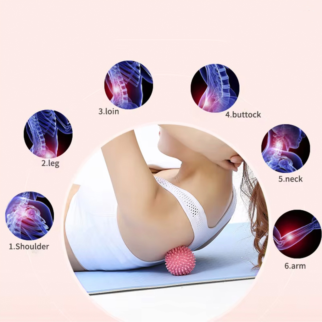 6CM Spiky Massage Ball,Myofasc - Yoga Fitness Ball 评论和价格