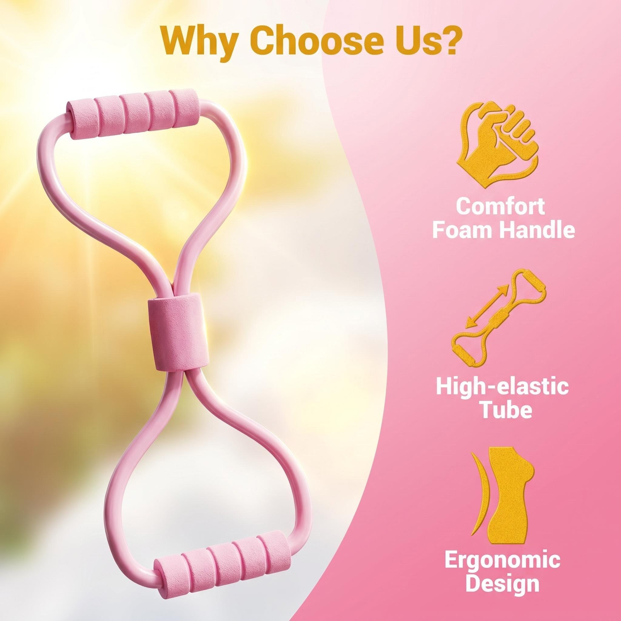 8-shaped elastic band Fitness  - Figure 8 Resistance Band 评论和价格