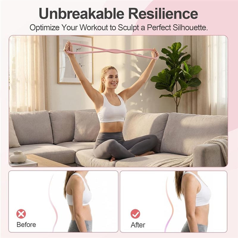 LALA For Effective Home Workou - Figure 8 Resistance Band 评论和价格