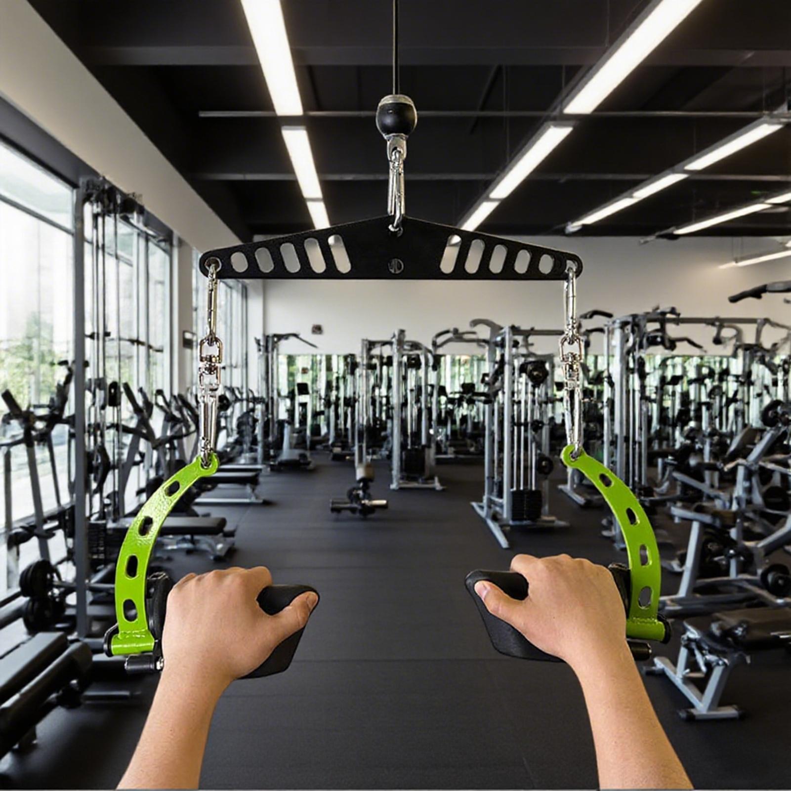Cable Machine Attachment Pulle - Lat Pulldown Bar 评论和价格
