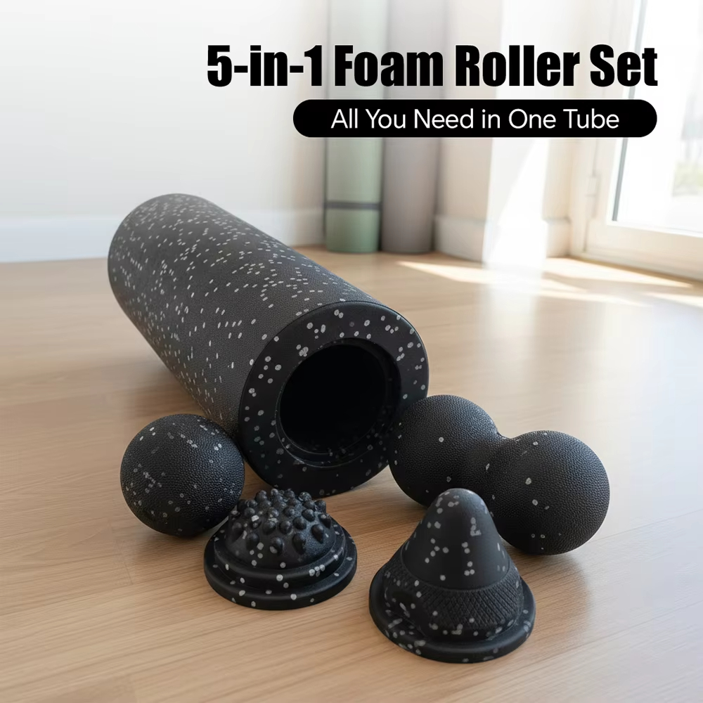 5-in-1 Fascia Roller Set Muscl - Yoga Fitness Ball 评论和价格
